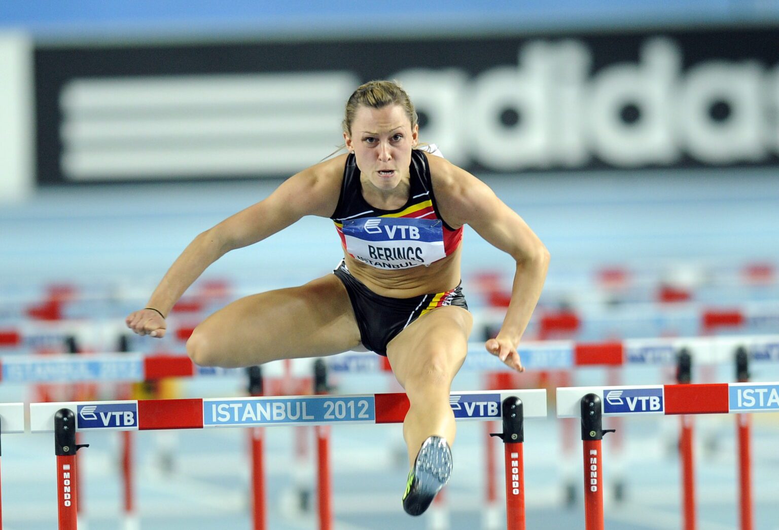 09-03-2012 ATLETIEK:IAAF WORLD INDOOR CHAMPIONSHIPS:ISTANBUL
Eline Berings BEL

Foto: Soenar Chamid