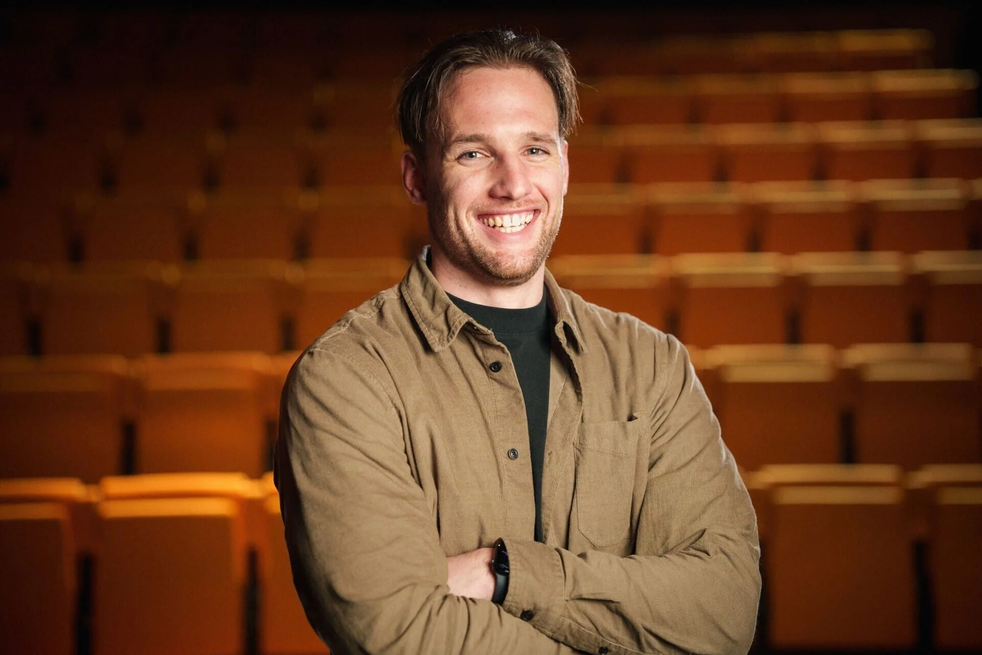 Tristan post in het theater